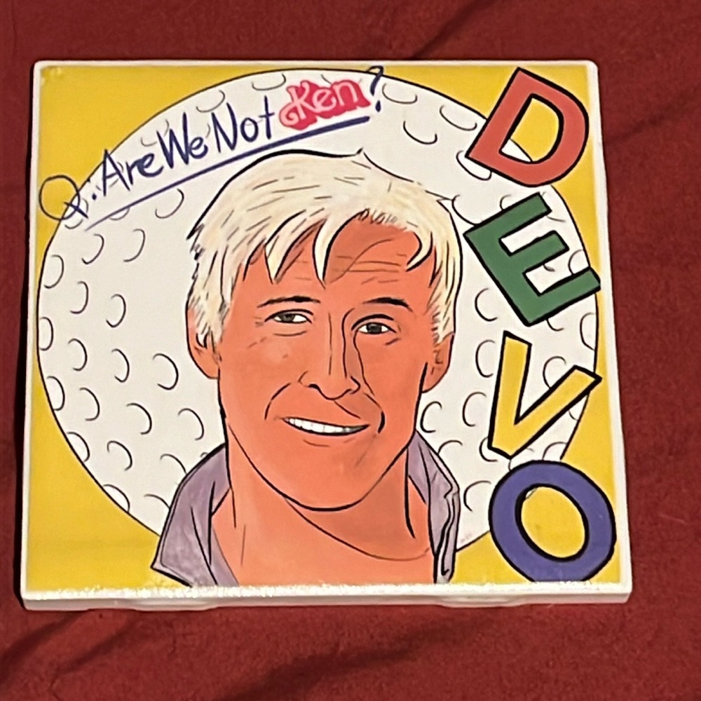Are We Not Ken? Devo/Barbie Parody Mash-up Coaster